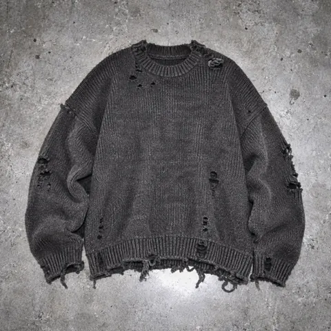 Distressed Knit